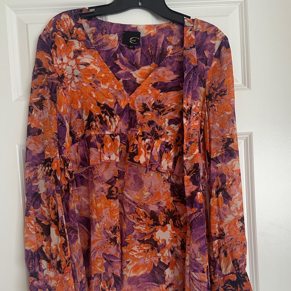 Just Cavalli Vibrant Floral Blouse